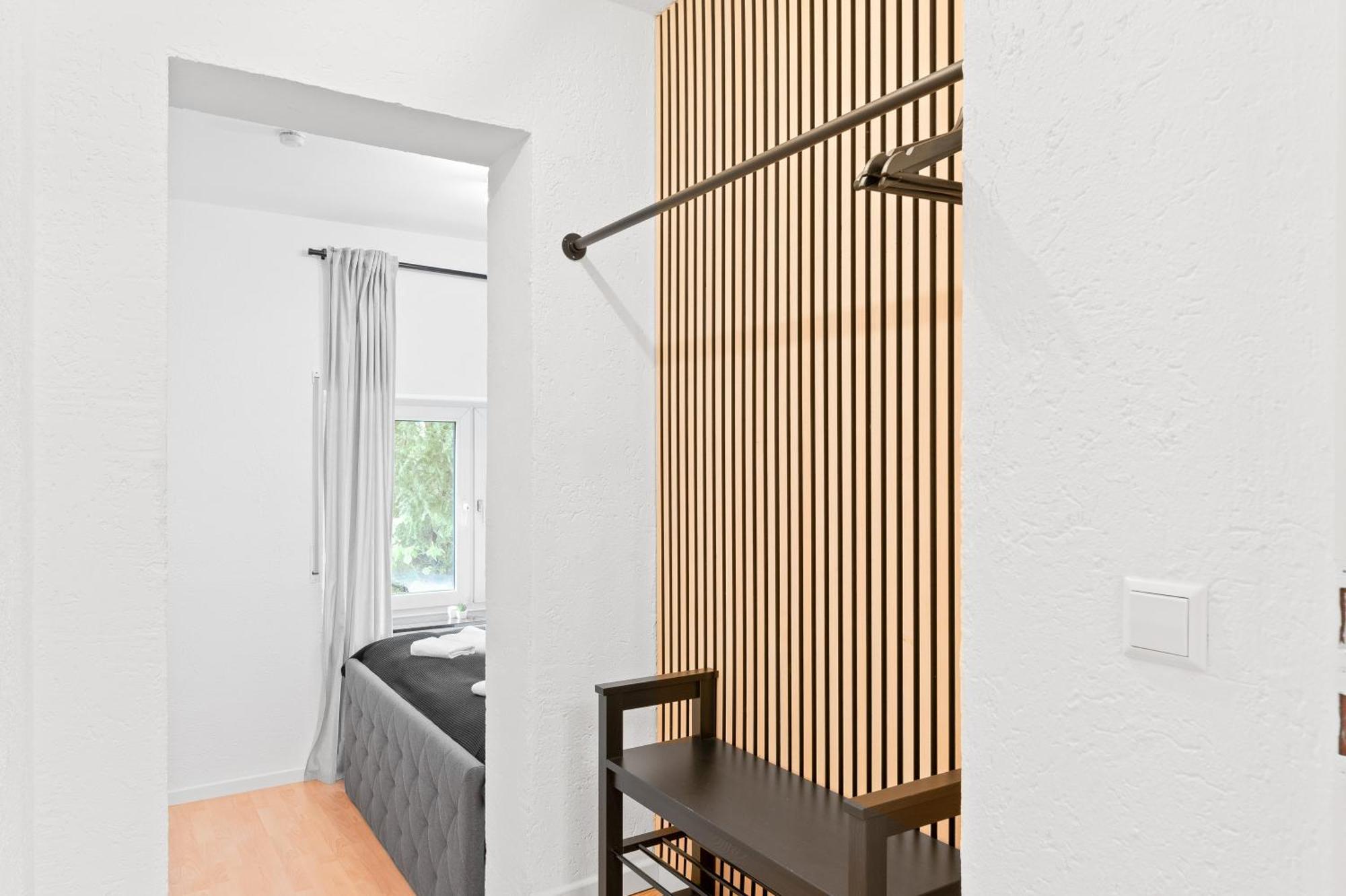 Kingsize Bett, Terrasse, Netflix, Zwei Zimmer Pforzheim Buitenkant foto